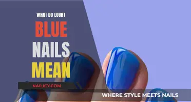 Unraveling the Mystery: What Do Light Blue Nails Symbolize?