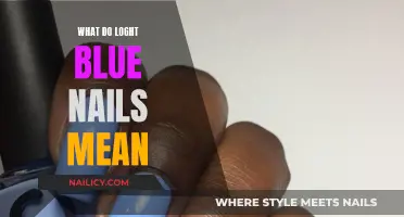 The Intriguing Significance of Light Blue Nails