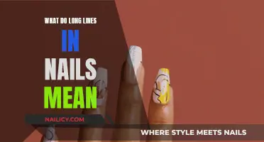 The Meaning of Long Lines on Nails