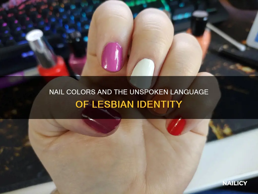 what do nail colors mean lesbian