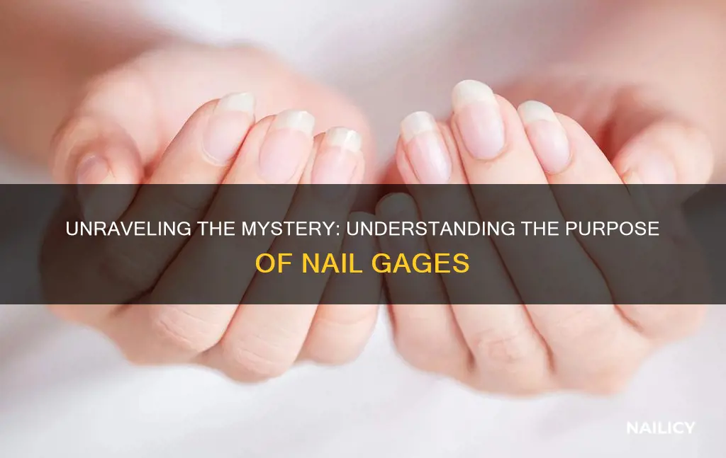 what do nail gages mean