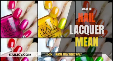 Unraveling the Mystery: What Nail Lacquer Really Means