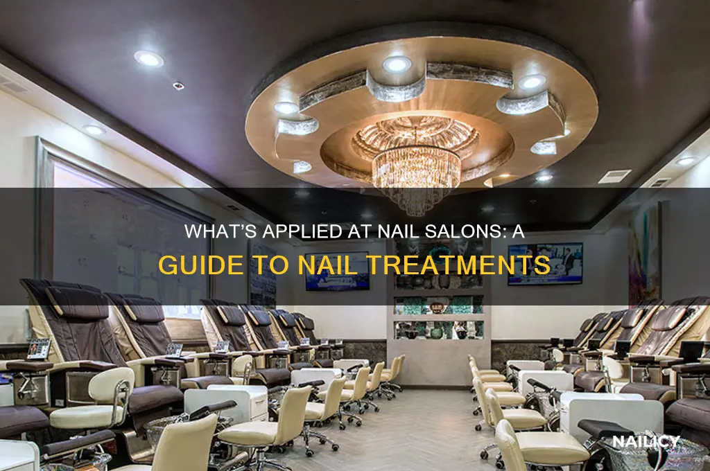 what do nail salons put on your nails
