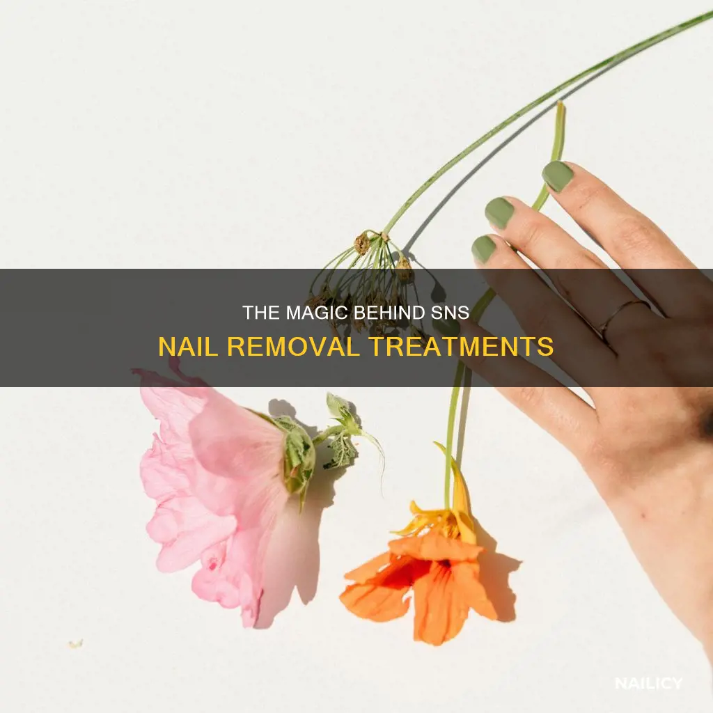 what do nail salons use to remove sns