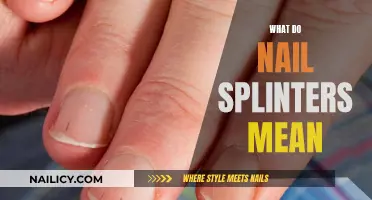 Nail Splinter Symptoms: Understanding the Meaning and Treatment