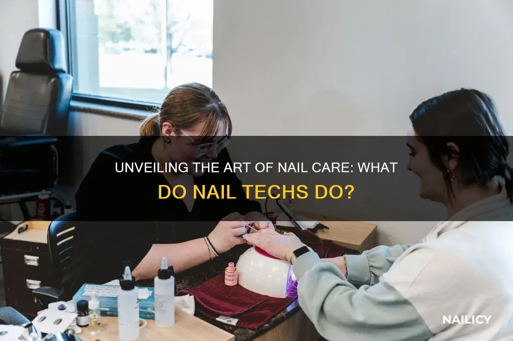 what do nail techs do