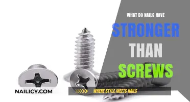 Nails vs. Screws: Uncovering the Strength Advantages of Nails