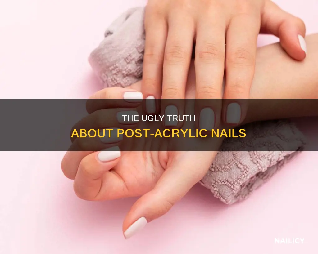 what do nails look like after removing acrylic nails