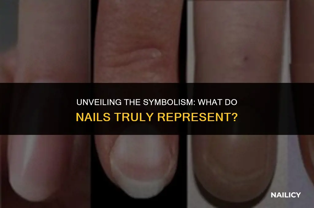 what do nails represent