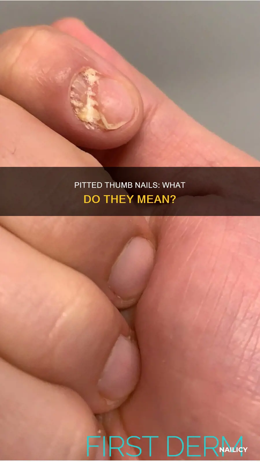 what do pitted thumb nails mean