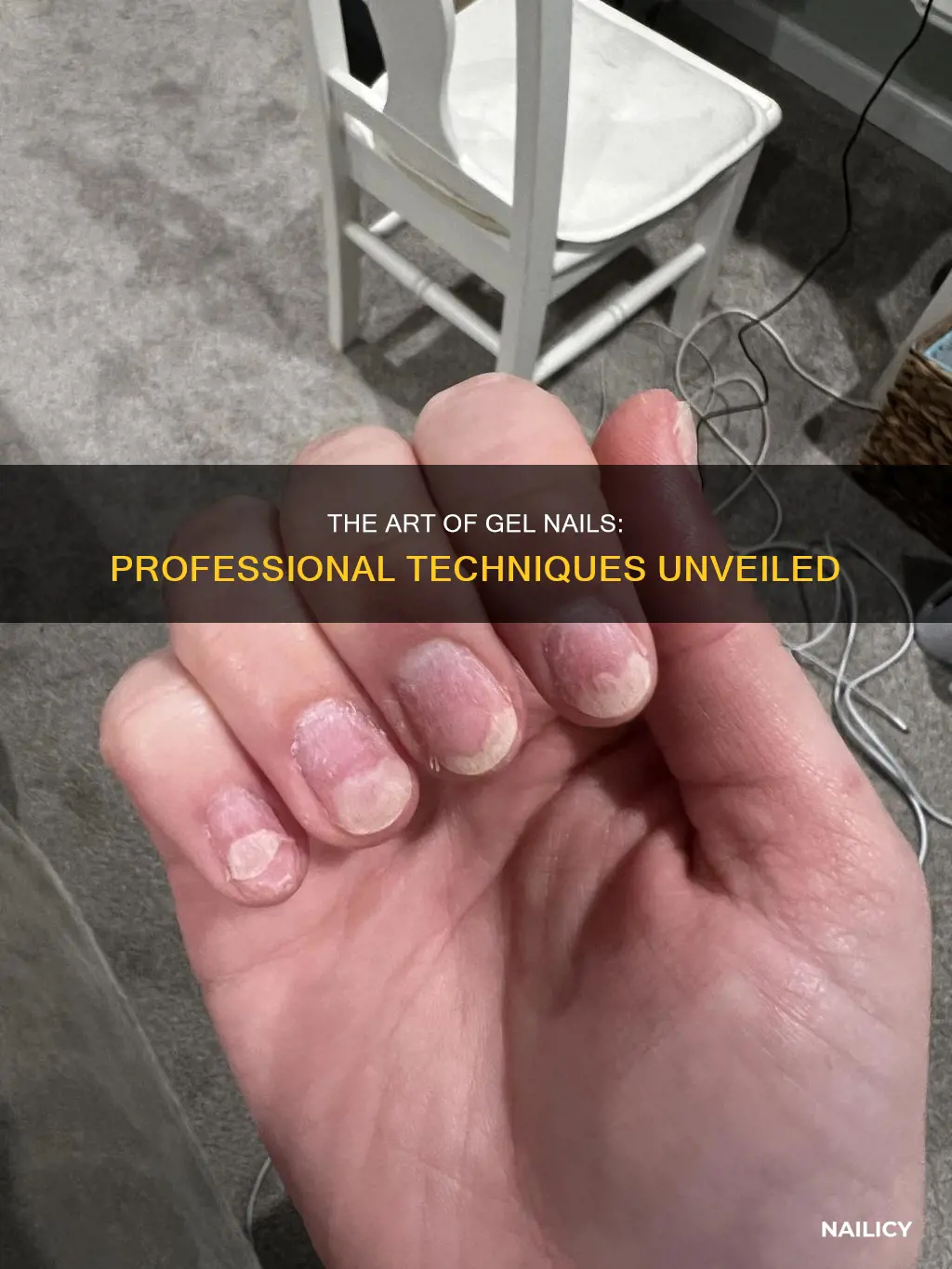 what do professionals do to make gel nails