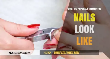 Perfectly Trimmed Toenails: What's the Ideal Look?
