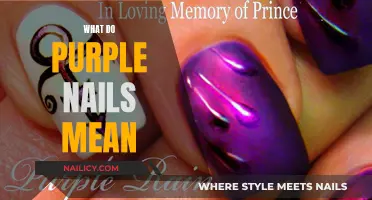 Unraveling the Mystery: What Do Purple Nails Symbolize?