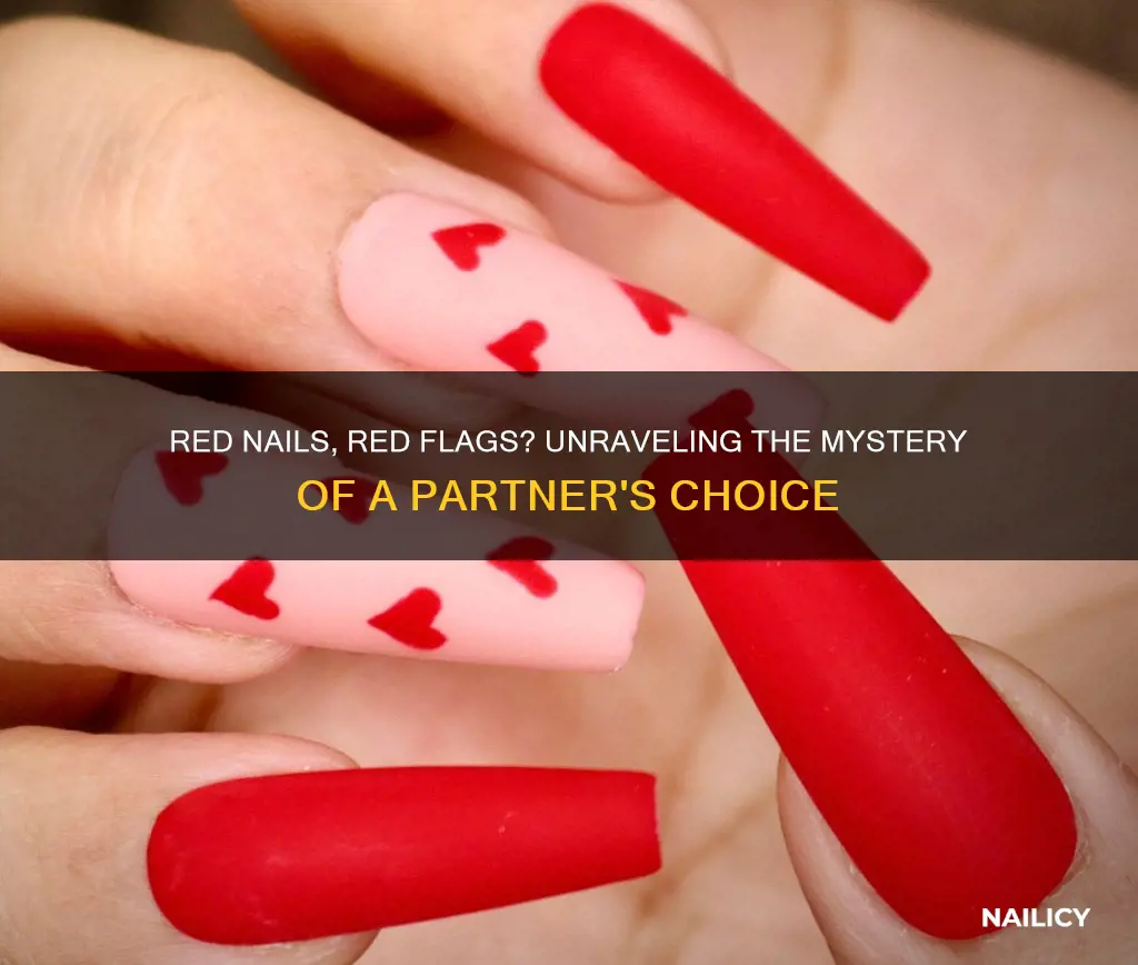 what do red nails mean relationship