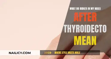Thyroidectomy Nail Ridges: What Your Body Is Telling You