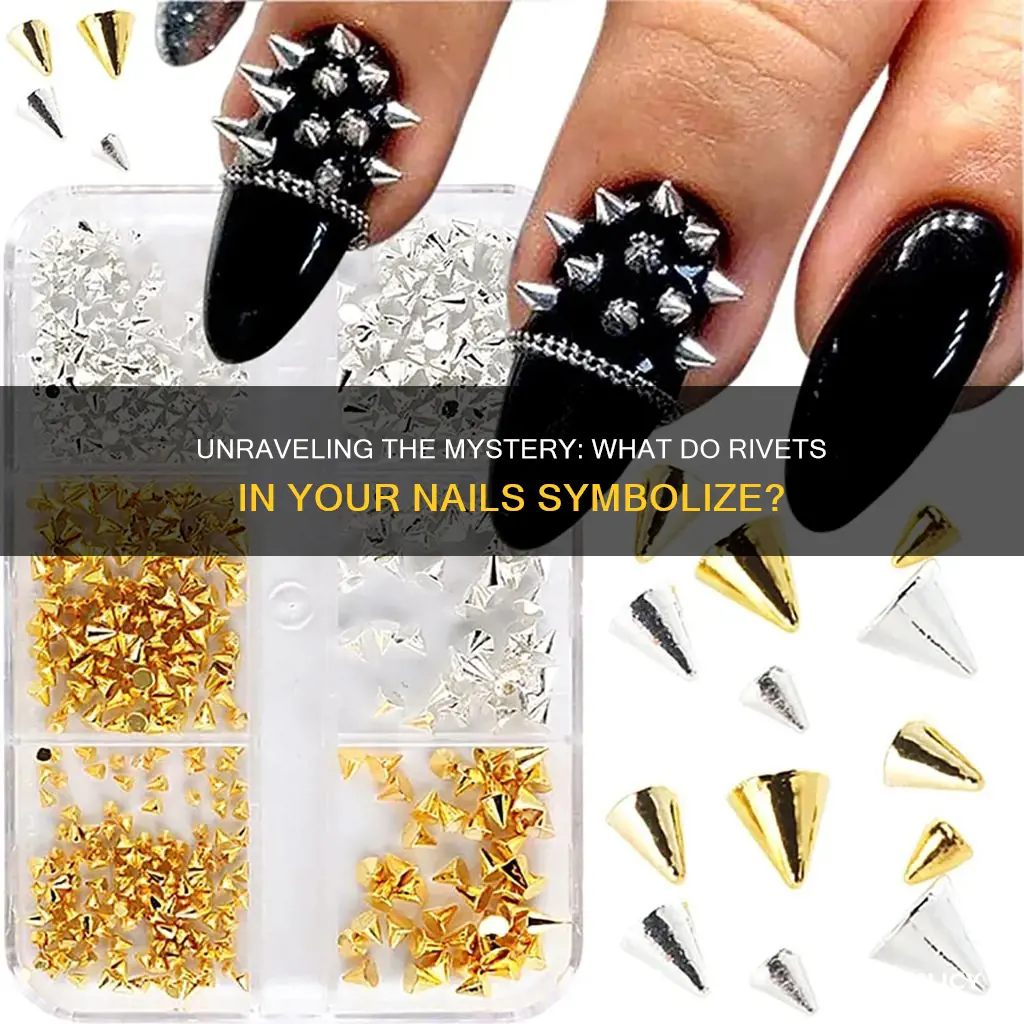 what do rivets in your nails mean