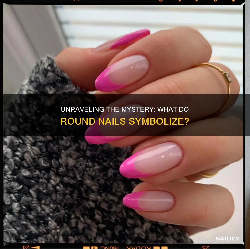 what do round nails mean