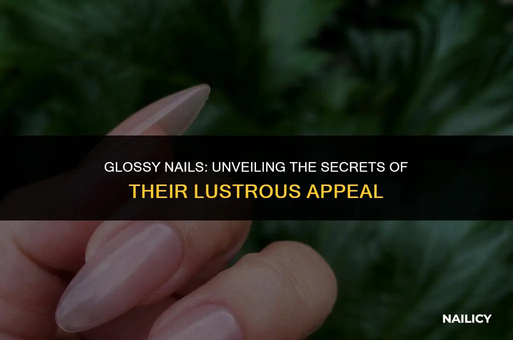 what do shiny nails indicate