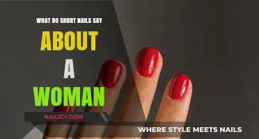 Short Nails, Big Statement: Unveiling a Woman's Practical Elegance