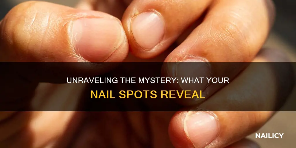 what do spots on nails mean