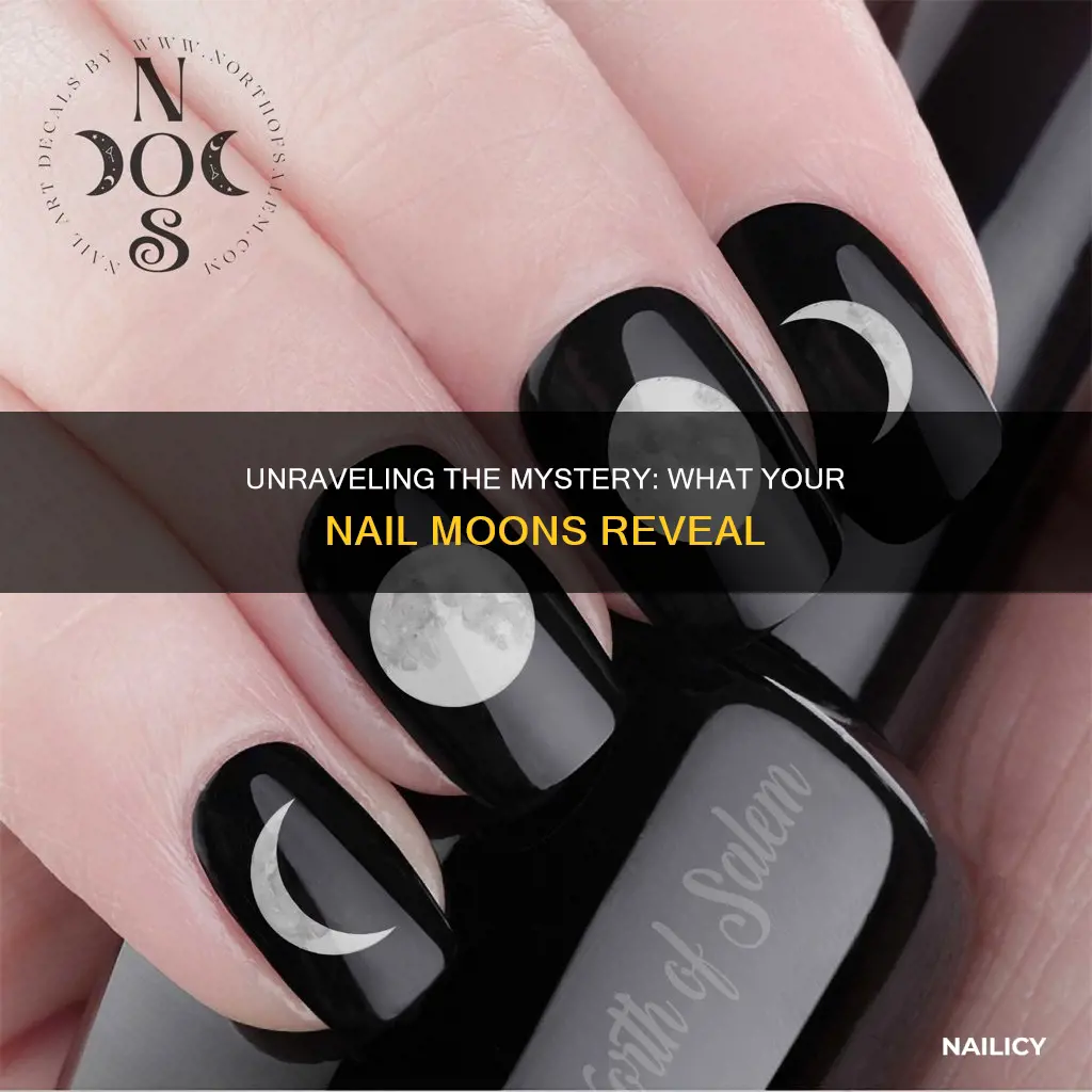 what do the moons on your nails mean