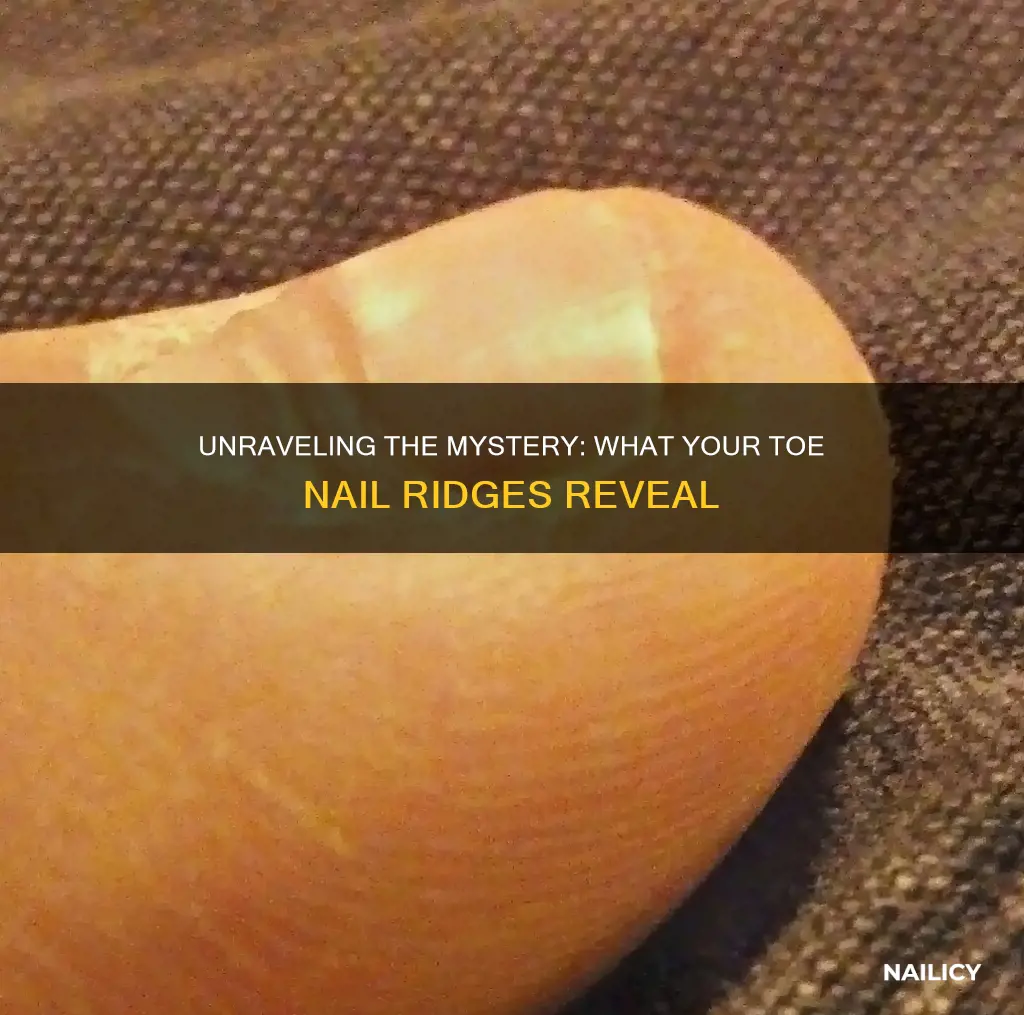 what do toe nail ridges mean