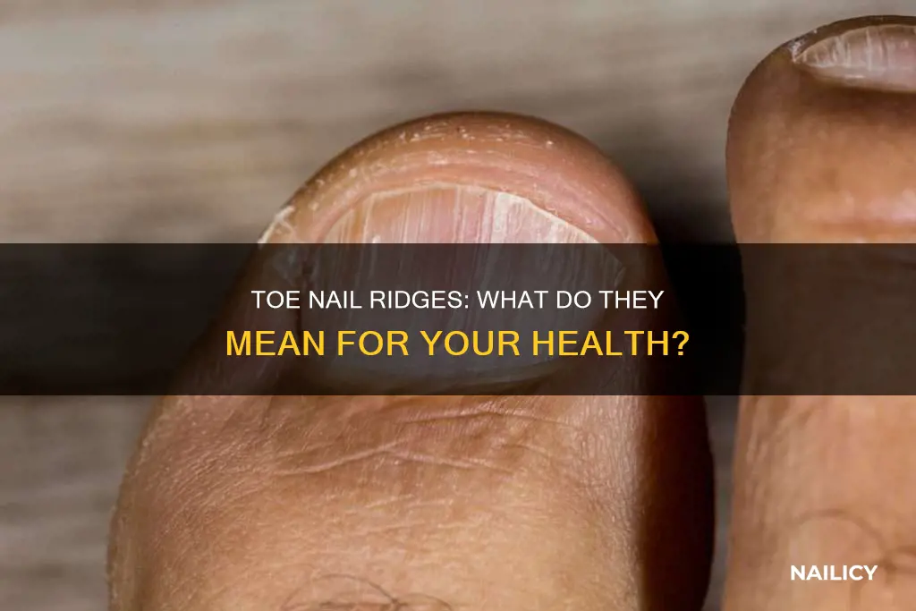what do toe nail ridges mean