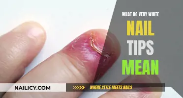 Unraveling the Mystery: What White Nail Tips Reveal