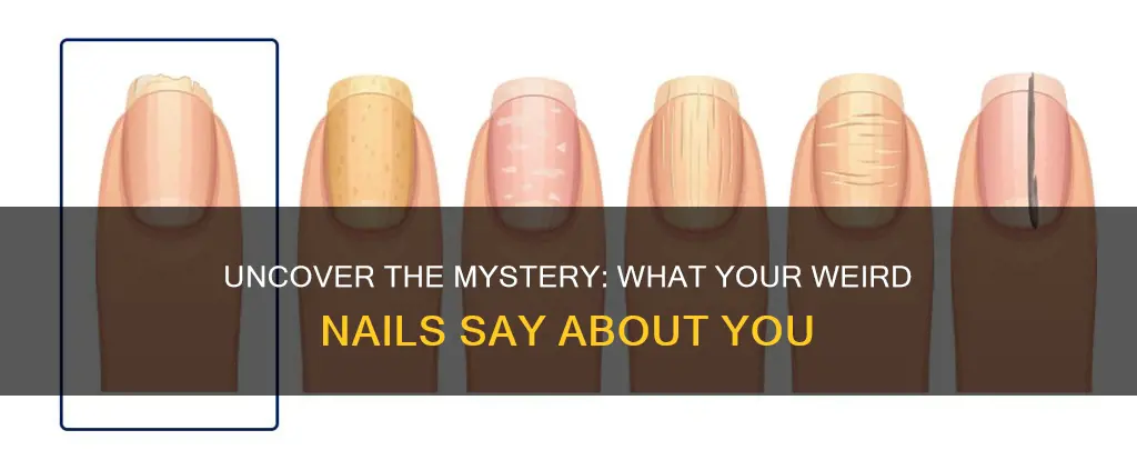 what do weird nails mean