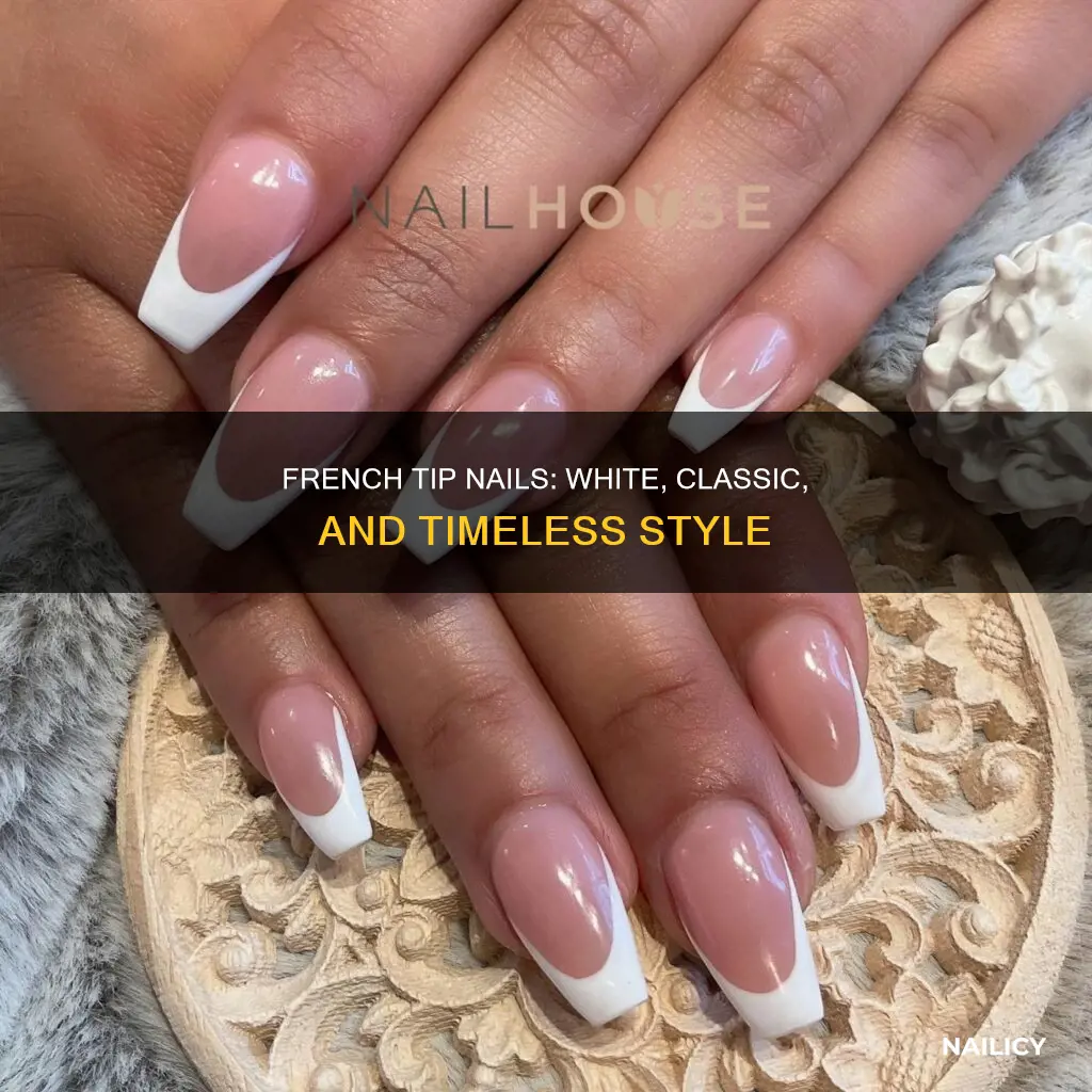 what do white french tip nails mean