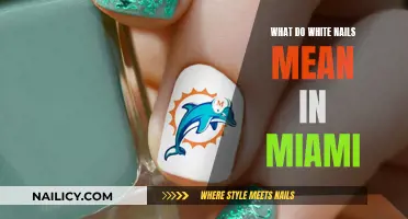 Unveiling Miami's White Nail Trend: Symbolism and Significance