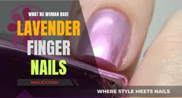 The Mystery of Lavender Nails: A Woman's Style Quirk