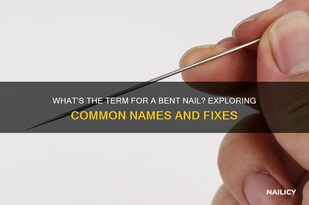 what do you call a bent nail