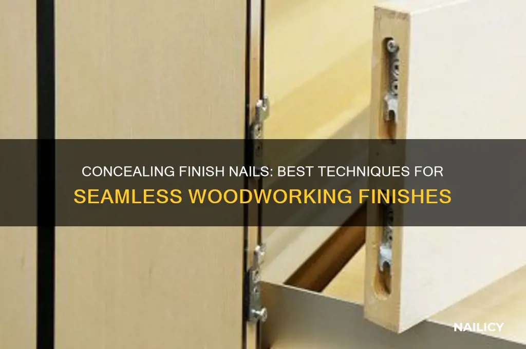 what do you cover finish nails with