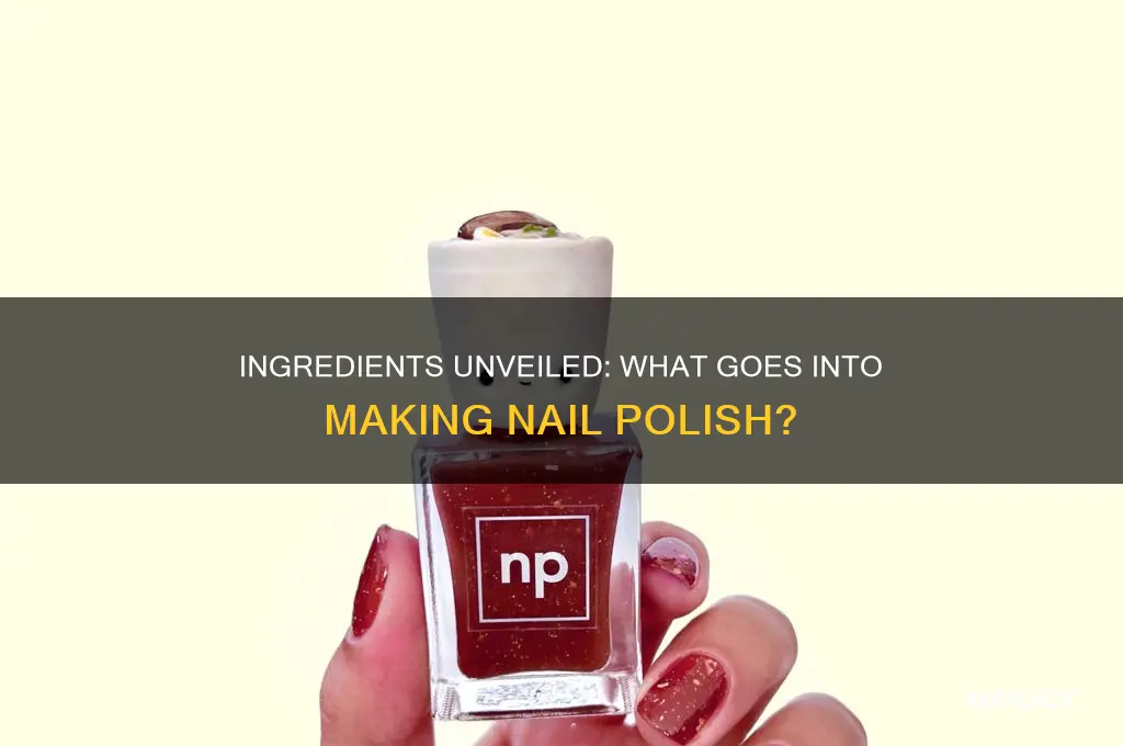what do you make nail polish with