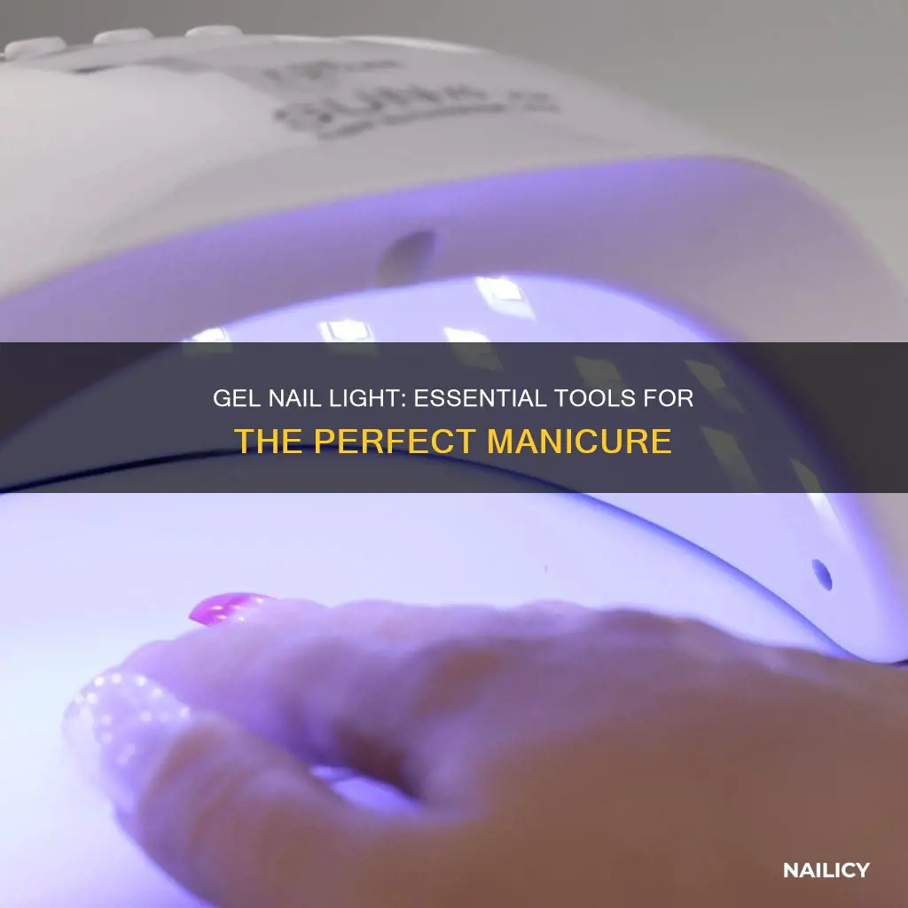 what do you need for a gel nail light