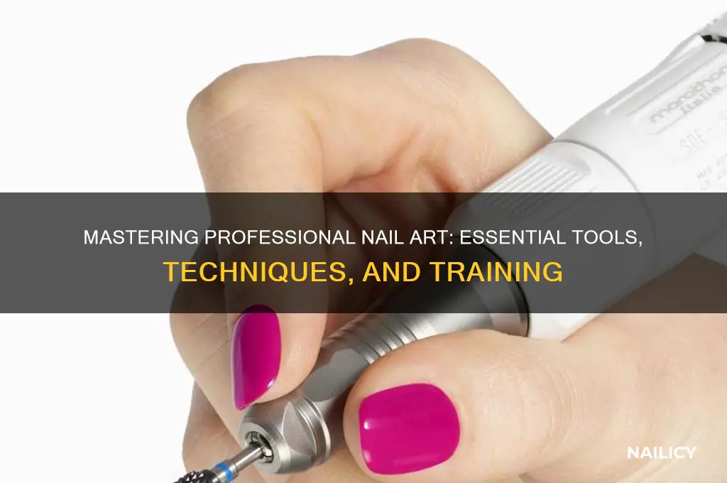 what do you need to do nails professionally