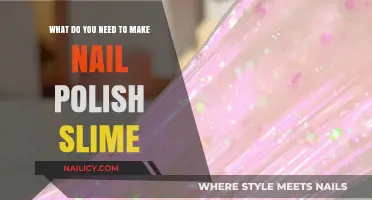 DIY Nail Polish Slime: Essential Ingredients for a Gooey Creation