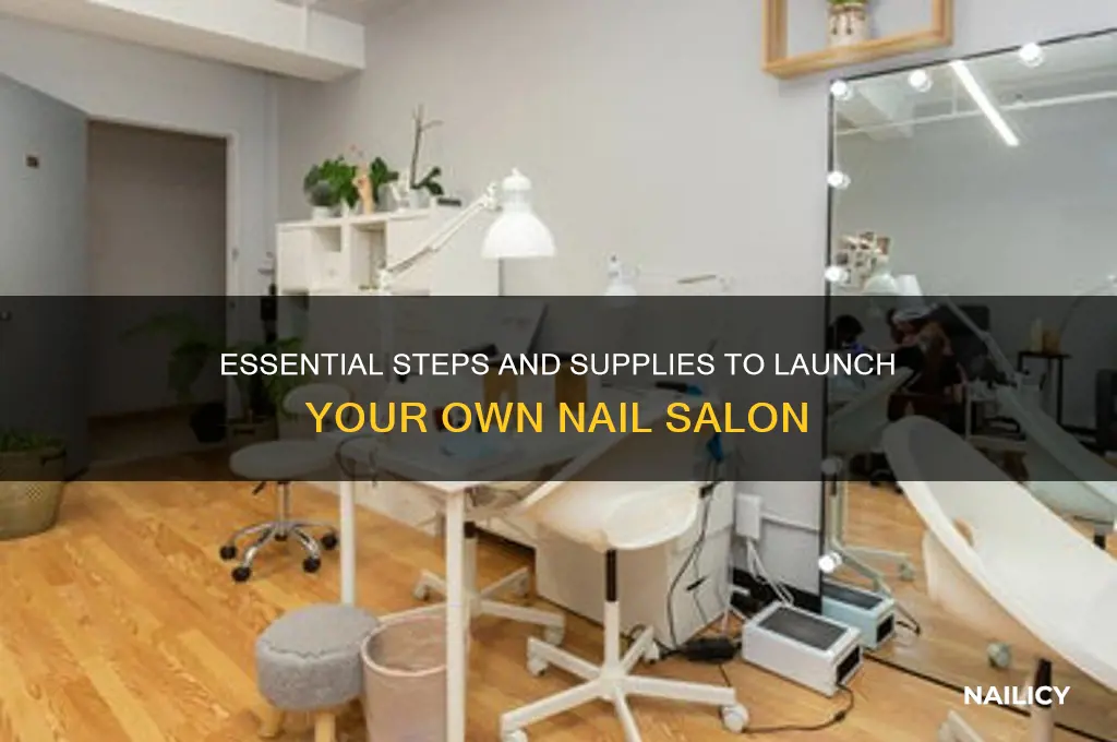 what do you need to open a nail salon