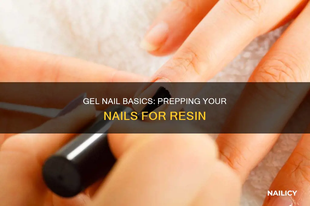 what do you put on your nails before gel resin