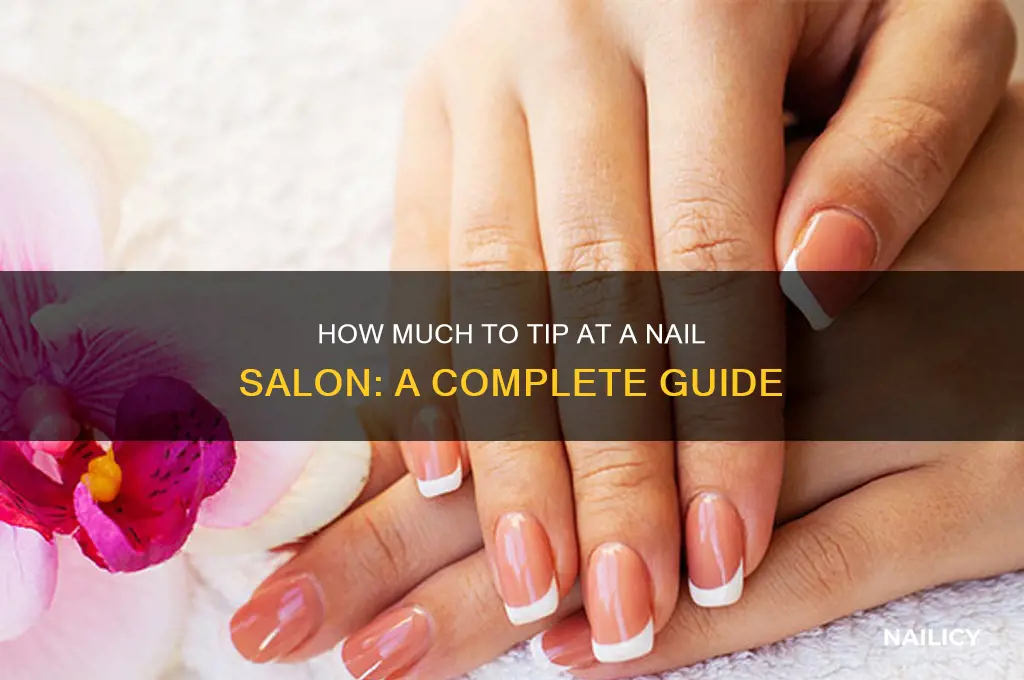 what do you tip a nail salon
