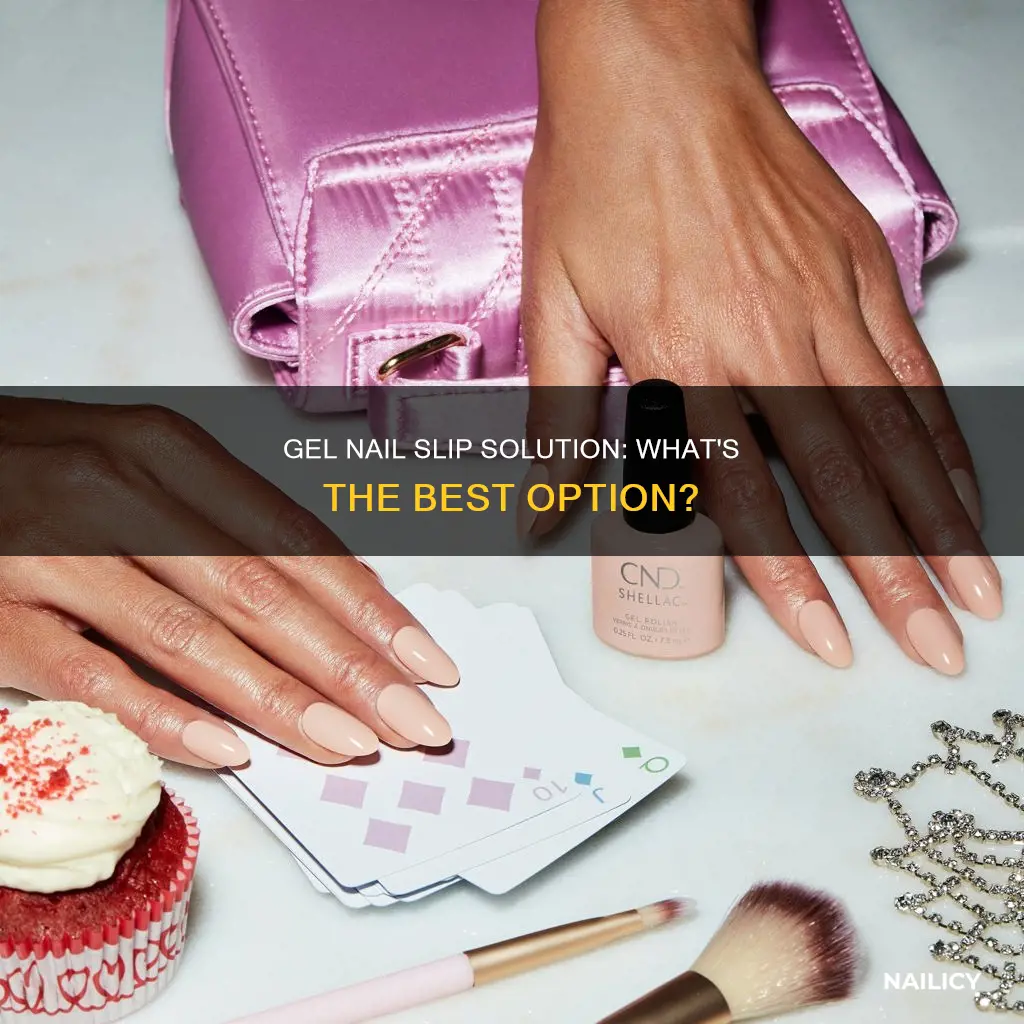 what do you use for slip for gel form nails