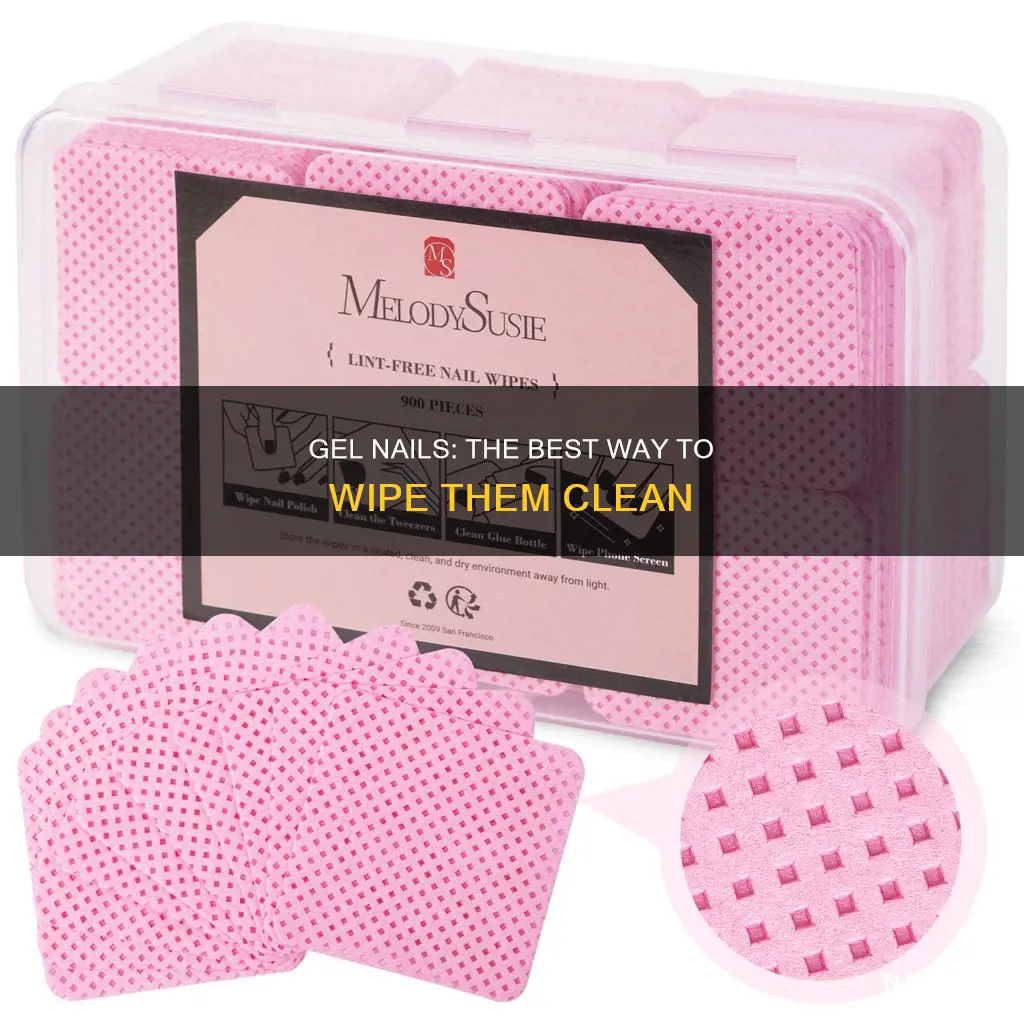 what do you use to wipe gel nails