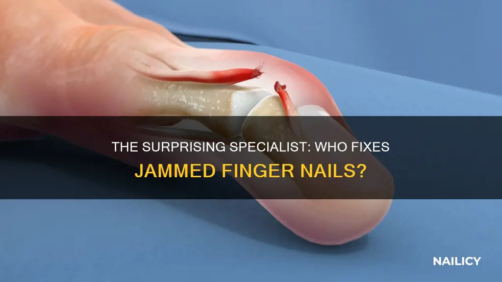 what doctor deals with jammed finger nail