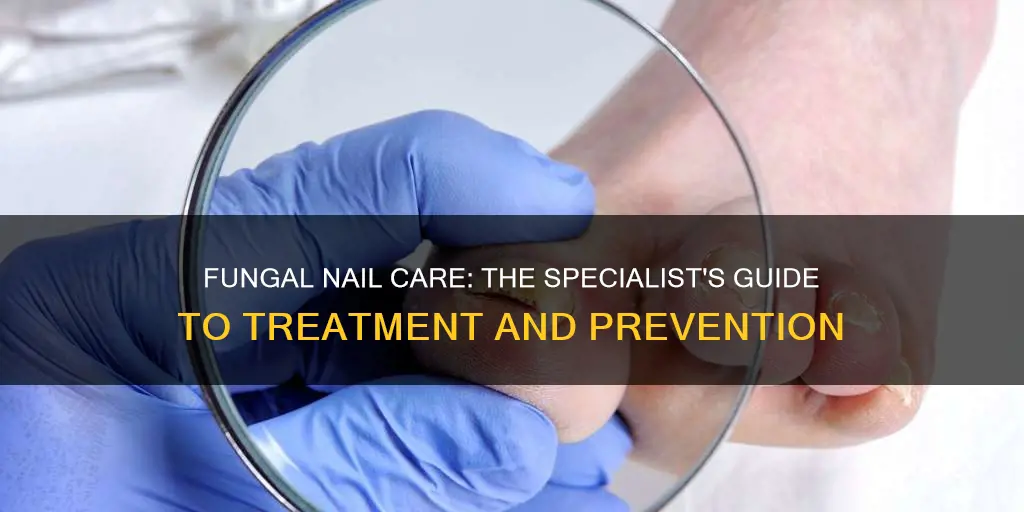 what doctor takes care of finger nail fungus