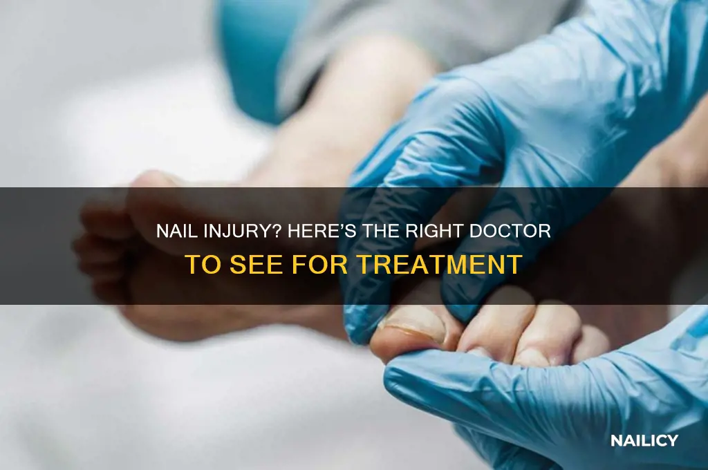 what doctor to see for nail injury