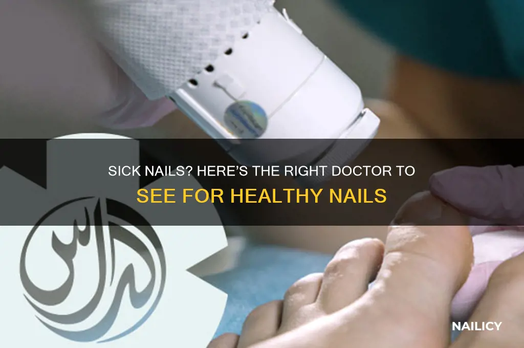 what doctor to see for sick nails
