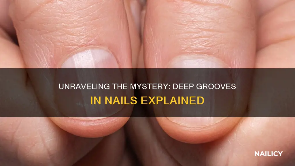 what doe deep grooves in nails mean