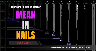 Understanding Nail Sizes: Decoding the Mystery of 1-1/2 by 20-Gauge Nails