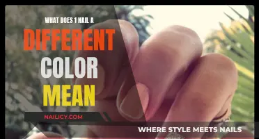 The Significance of One Nail With a Different Color